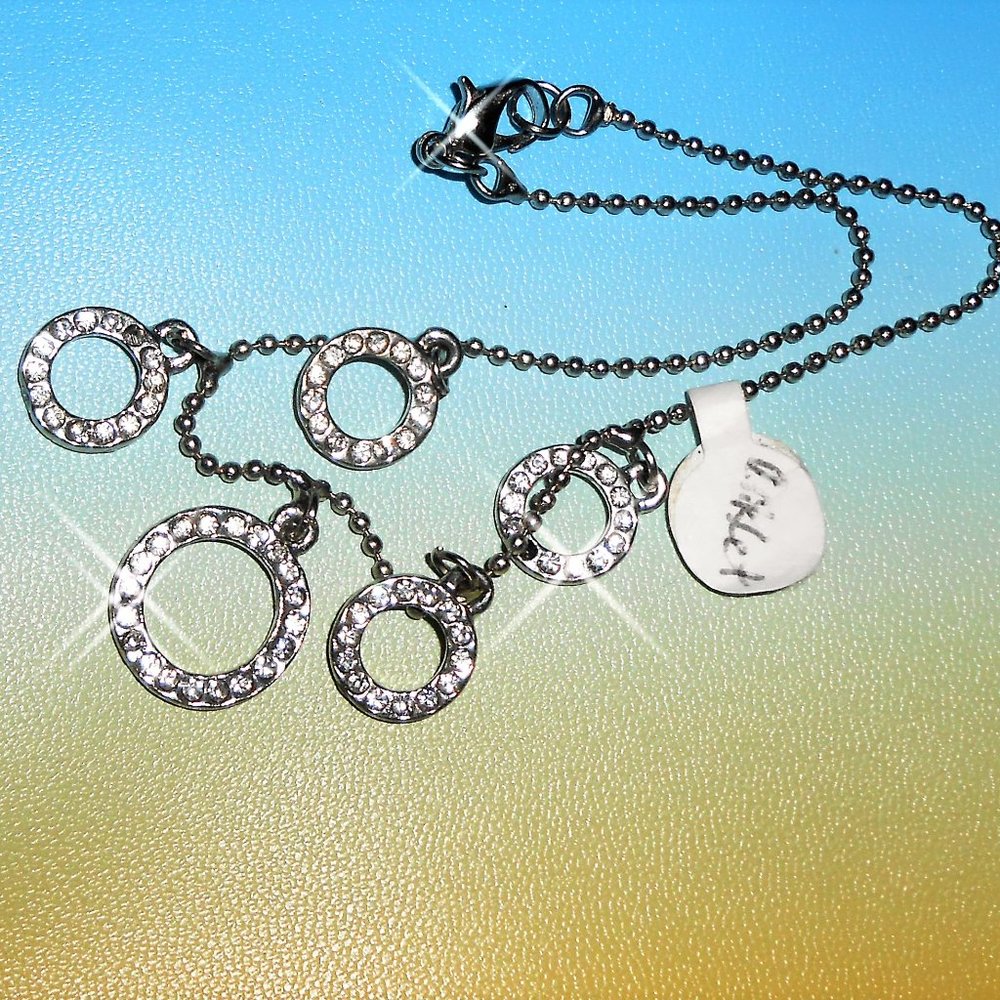 Anklet Crystal Circles